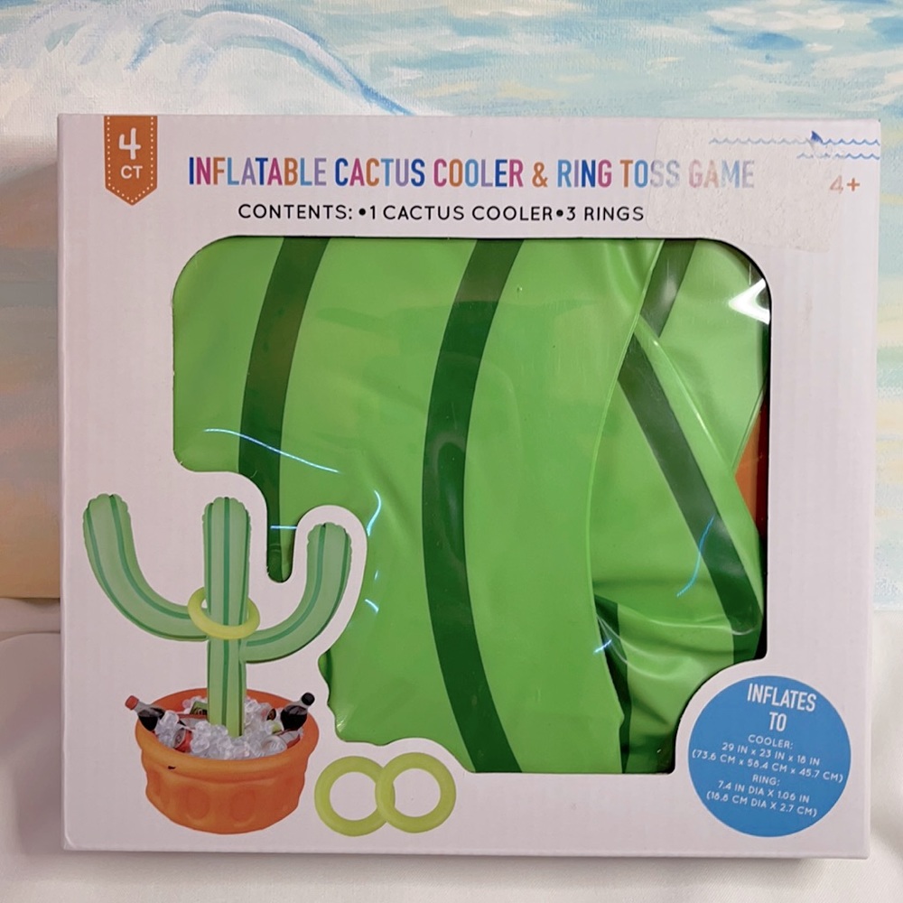 🔥 SALE Inflatable Ring Toss Game | Cactus Shaped